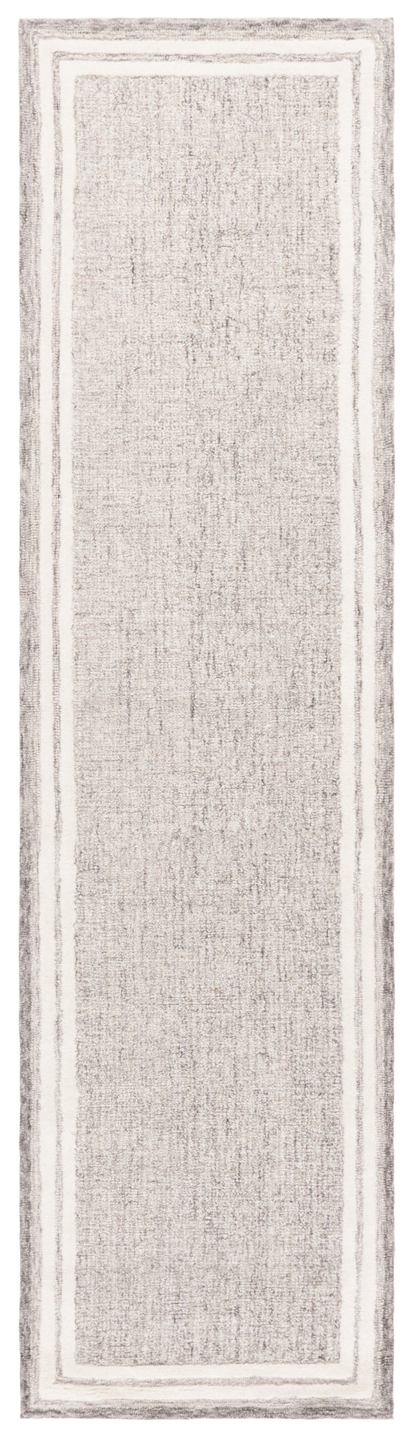 Safavieh Ebony Hand-tufted Area Rug In Grey And Ivory - Luxurious Wool And Cotton Blend For Elegant Living Spaces Grey ,Ivory 80% Wool,20% Cotton Ebn362f-4