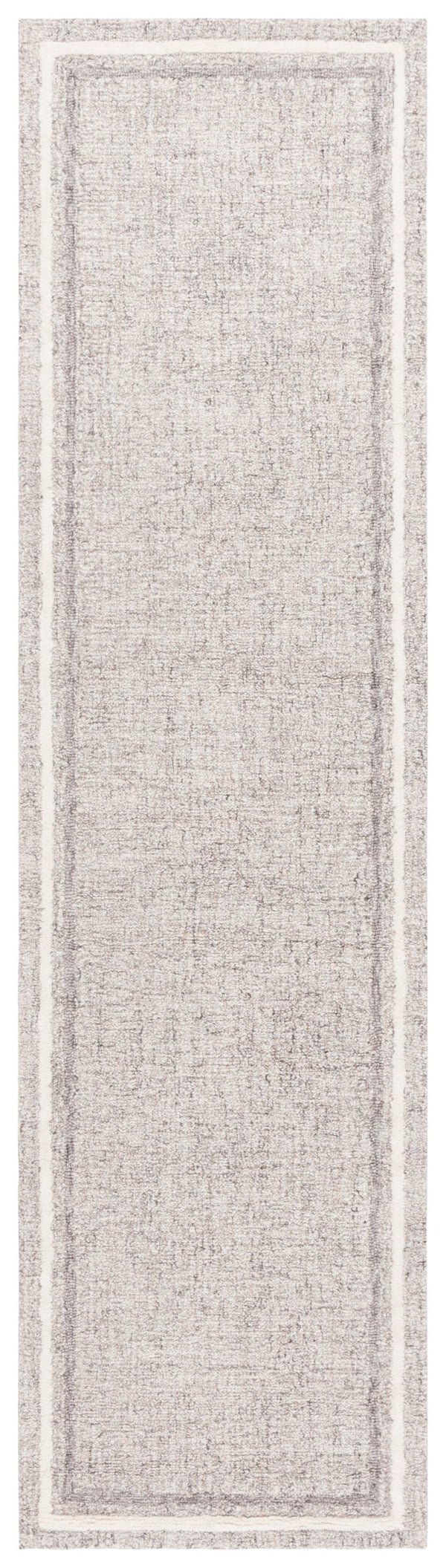 Safavieh Ebony Hand-tufted Wool-cotton Blend Runner Rug - Luxurious Style For Modern Home Décor Elegance Grey ,Ivory 80% Wool,20% Cotton Ebn363f-6sq