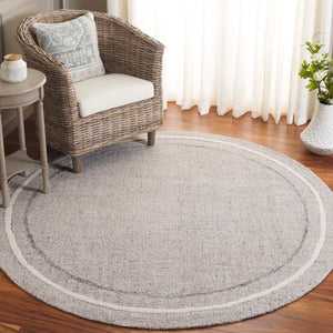 Safavieh Ebony Hand-tufted Wool-cotton Area Rug - Modern Elegance For Cozy Living Spaces And Timeless Style Grey ,Ivory 80% Wool,20% Cotton Ebn363f-3