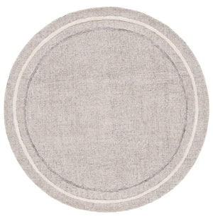 Safavieh Ebony Hand-tufted Wool-cotton Blend Runner Rug - Luxurious Style For Modern Home Décor Elegance Grey ,Ivory 80% Wool,20% Cotton Ebn363f-6sq