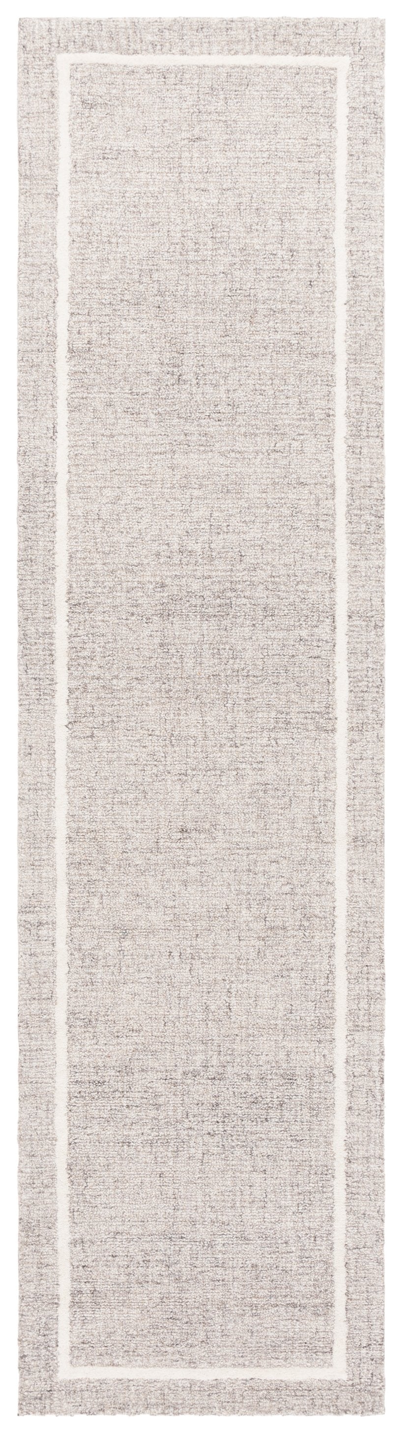 Safavieh Ebony Hand-tufted Area Rug - Luxurious Wool Blend In Elegant Grey And Ivory For Modern Spaces Grey ,Ivory 80% Wool,20% Cotton Ebn364f-3