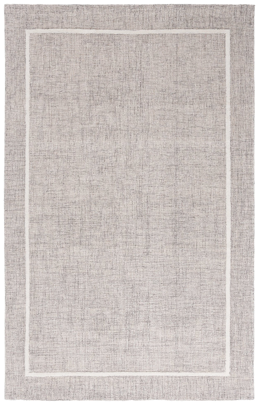 Safavieh Ebony Hand-tufted Area Rug - Luxurious Wool Blend In Elegant Grey And Ivory For Modern Spaces Grey ,Ivory 80% Wool,20% Cotton Ebn364f-3