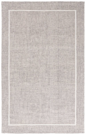Safavieh Ebony Hand-tufted Area Rug - Luxurious Wool Blend In Elegant Grey And Ivory For Modern Spaces Grey ,Ivory 80% Wool,20% Cotton Ebn364f-3