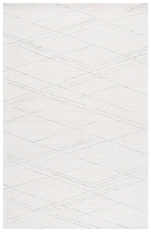 Safavieh Ebony 5x8 Hand-tufted Area Rug In Chic Ivory And Grey - Modern, Durable, And Stylish Home Decor Ivory ,Grey 80% Wool,20% Cotton Ebn366a-5