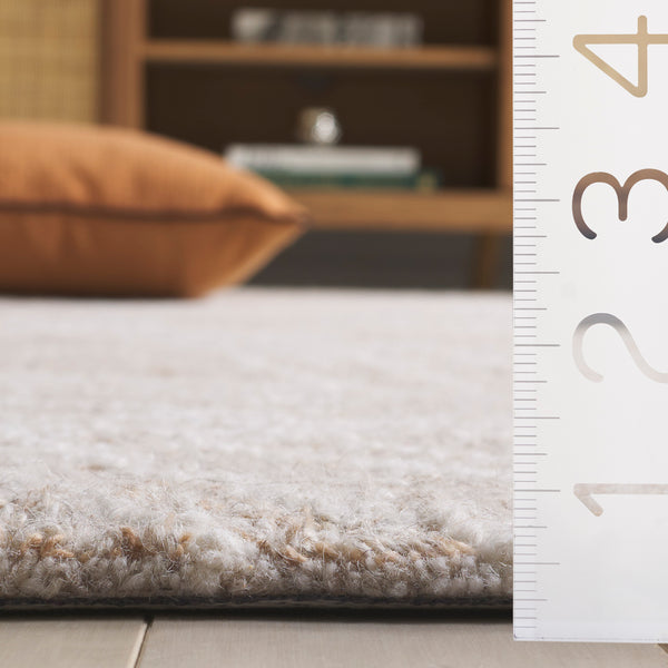 Safavieh Ebony Modern Hand-tufted Area Rug 5'0" X 8'0" In Grey And Ivory - Elegant Wool And Cotton Blend Grey ,Ivory 80% Wool,20% Cotton Ebn367f-5