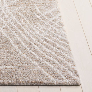 Safavieh Ebony Hand-tufted Wool And Cotton Rug For Modern Elegance - Perfect For Minimalist Home Decor Grey ,Ivory 80% Wool,20% Cotton Ebn367f-6sq