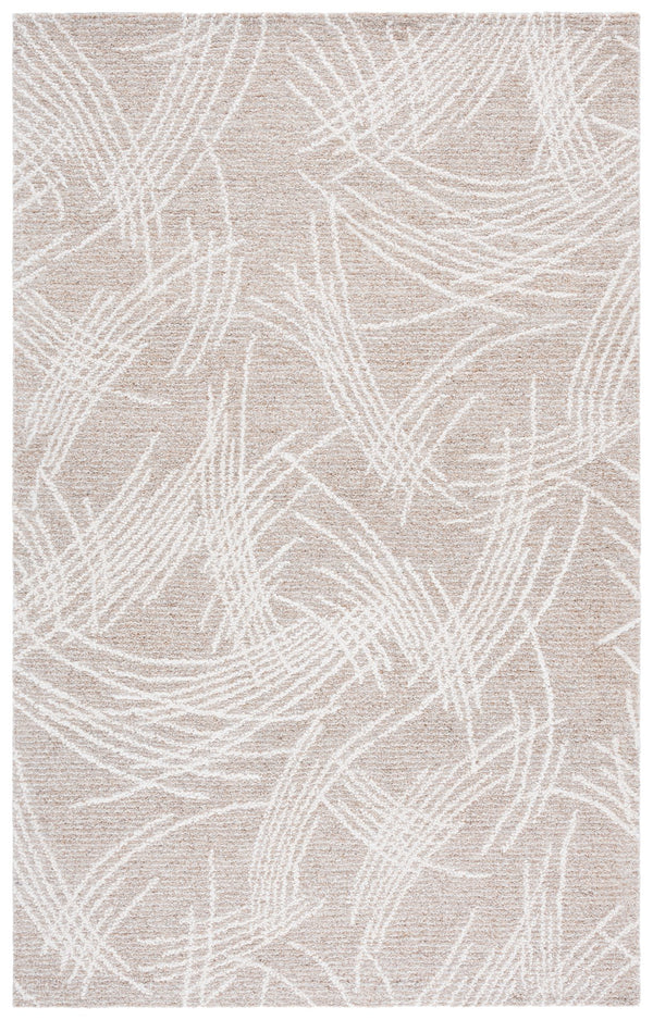 Safavieh Ebony Modern Hand-tufted Area Rug 5'0" X 8'0" In Grey And Ivory - Elegant Wool And Cotton Blend Grey ,Ivory 80% Wool,20% Cotton Ebn367f-5