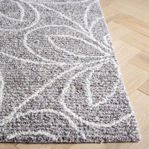 Safavieh Ebony 368f Grey Ivory Area Rug - 5x8 Ft Hand Tufted Wool & Cotton For Modern Home Elegance Grey ,Ivory 80% Wool,20% Cotton Ebn368f-5