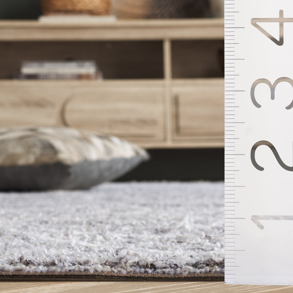 Safavieh Ebony 368f Grey Ivory Area Rug - 5x8 Ft Hand Tufted Wool & Cotton For Modern Home Elegance Grey ,Ivory 80% Wool,20% Cotton Ebn368f-5