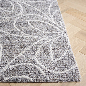 Safavieh Ebony Hand-tufted Wool Area Rug - Elegant Modern Design For Sophisticated Home Decor And Comfort Grey ,Ivory 80% Wool,20% Cotton Ebn368f-8