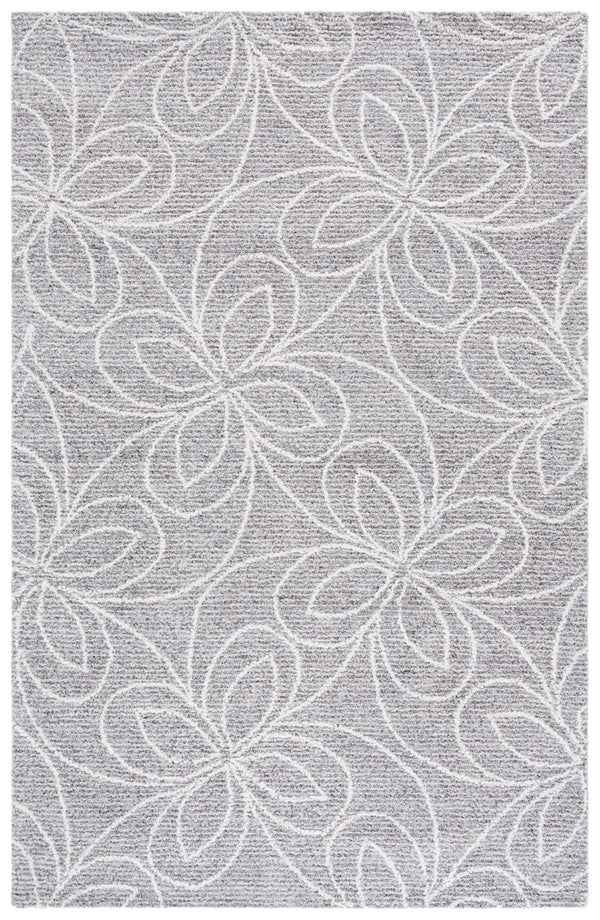 Safavieh Ebony Hand-tufted Wool Area Rug - Elegant Modern Design For Sophisticated Home Decor And Comfort Grey ,Ivory 80% Wool,20% Cotton Ebn368f-8