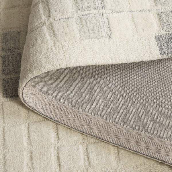 Safavieh Ebony 375a Ivory Grey Ivory ,Grey 80% Wool,20% Cotton Ebn375a-5