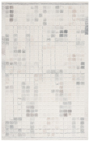 Safavieh Ebony 375a Ivory Grey Ivory ,Grey 80% Wool,20% Cotton Ebn375a-5