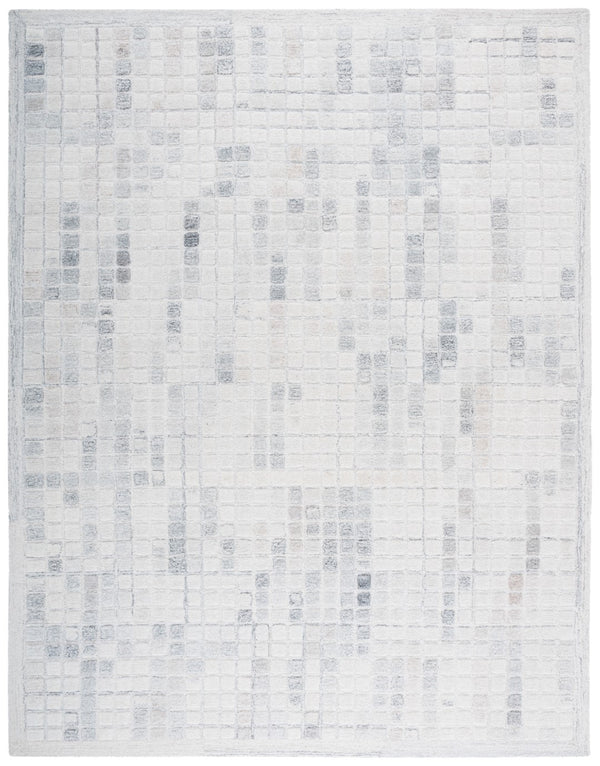 Safavieh Ebony 375a Ivory Grey Ivory ,Grey 80% Wool,20% Cotton Ebn375a-9