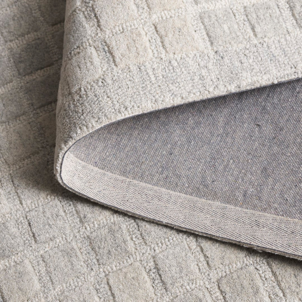 Safavieh Ebony 375a Ivory Grey Ivory ,Grey 80% Wool,20% Cotton Ebn375a-9