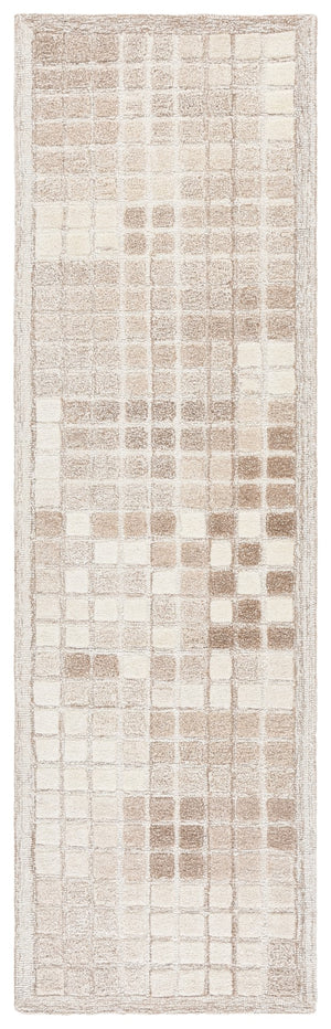 Safavieh Ebony 375t Ivory Brown Ivory ,Brown 80% Wool,20% Cotton Ebn375t-28