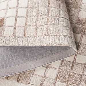 Safavieh Ebony 375t Ivory Brown Ivory ,Brown 80% Wool,20% Cotton Ebn375t-3