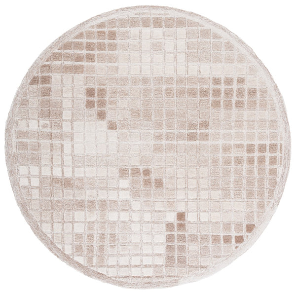 Safavieh Ebony 375t Ivory Brown Ivory ,Brown 80% Wool,20% Cotton Ebn375t-6