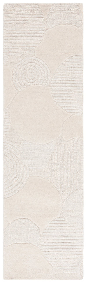 Safavieh Ebony Area Rug - Luxurious Hand-tufted Wool & Cotton Blend For Modern Interior Decor & Comfort Ivory 80% Wool,20% Cotton Ebn403a-4