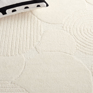 Safavieh Ebony Area Rug - Luxurious Hand-tufted Wool & Cotton Blend For Modern Interior Decor & Comfort Ivory 80% Wool,20% Cotton Ebn403a-4