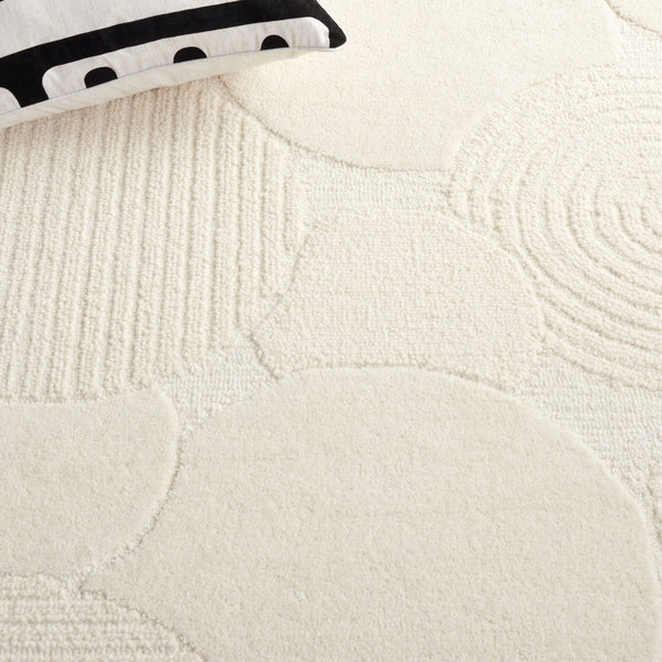 Safavieh Ebony Area Rug - Luxurious Hand-tufted Wool & Cotton Blend For Modern Interior Decor & Comfort Ivory 80% Wool,20% Cotton Ebn403a-4