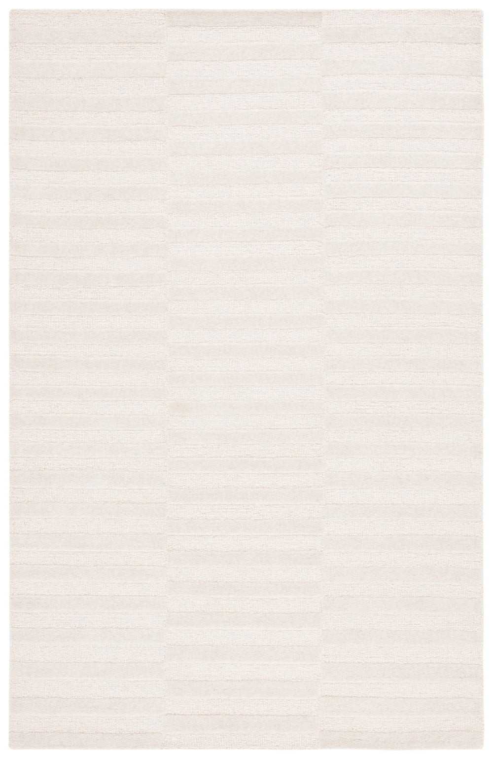 Safavieh Ebony Modern Ivory Striped Area Rug - Hand-tufted 5' X 8' Elegance For Chic Home Decor Ivory 80% Wool,20% Cotton Ebn404a-5