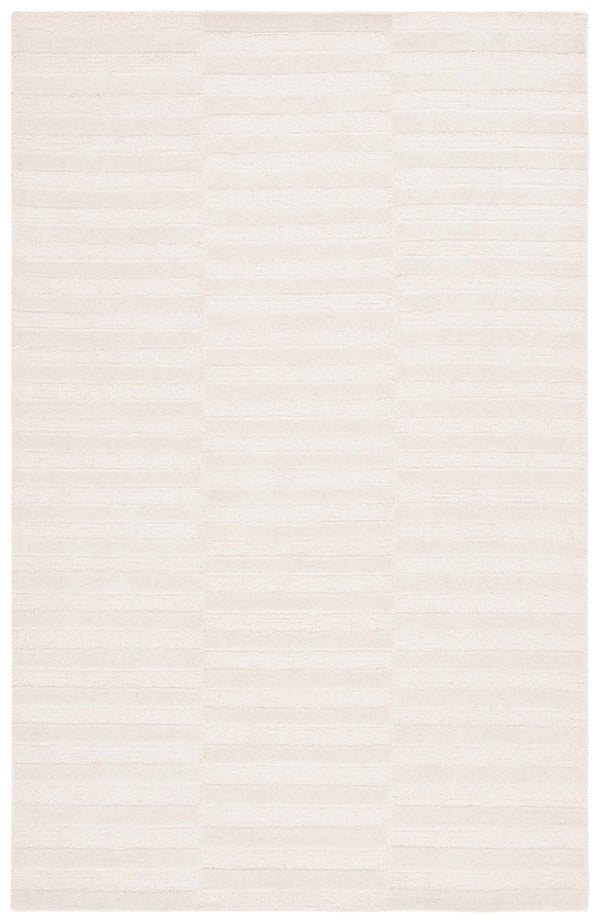 Safavieh Ebony Modern Ivory Striped Area Rug - Hand-tufted 5' X 8' Elegance For Chic Home Decor Ivory 80% Wool,20% Cotton Ebn404a-5