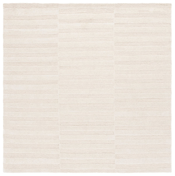 Safavieh Ebony Modern Hand-tufted Area Rug - Luxurious Wool & Cotton Blend For Cozy Home Décor Excellence Ivory 80% Wool,20% Cotton Ebn404a-3