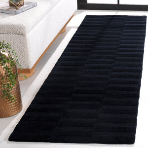 Safavieh Ebony Modern Hand-tufted Area Rug - Luxurious Wool & Cotton Blend For Cozy Home Décor Excellence Charcoal 80% Wool,20% Cotton Ebn404h-3