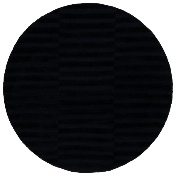 Safavieh Ebony Modern Hand-tufted Area Rug - Luxurious Wool & Cotton Blend For Cozy Home Décor Excellence Charcoal 80% Wool,20% Cotton Ebn404h-3