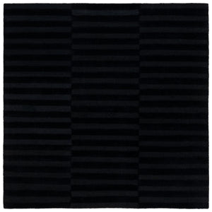 Safavieh Ebony Modern Hand-tufted Area Rug - Luxurious Wool & Cotton Blend For Cozy Home Décor Excellence Charcoal 80% Wool,20% Cotton Ebn404h-3