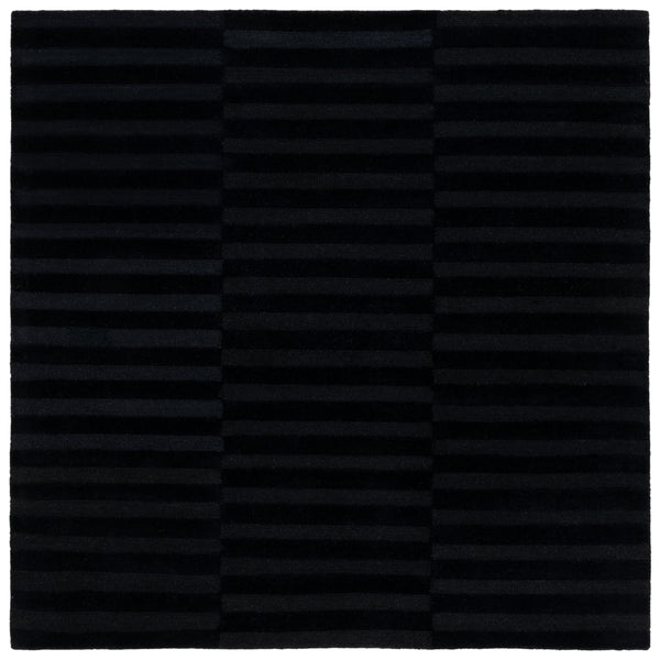 Safavieh Ebony Modern Hand-tufted Area Rug - Luxurious Wool & Cotton Blend For Cozy Home Décor Excellence Charcoal 80% Wool,20% Cotton Ebn404h-3