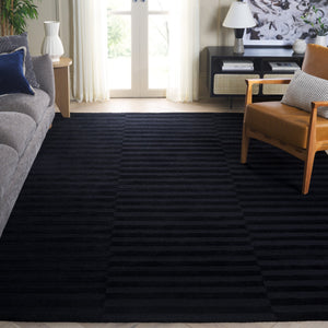 Safavieh Ebony Modern Hand-tufted Area Rug - Luxurious Wool & Cotton Blend For Cozy Home Décor Excellence Charcoal 80% Wool,20% Cotton Ebn404h-3