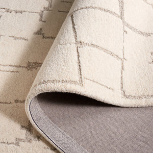 Safavieh Ebony Hand-tufted Area Rug - Modern Abstract Design In Soft Wool Blend For Stylish Home Decor Ivory ,Grey 80% Wool,20% Cotton Ebn405a-3