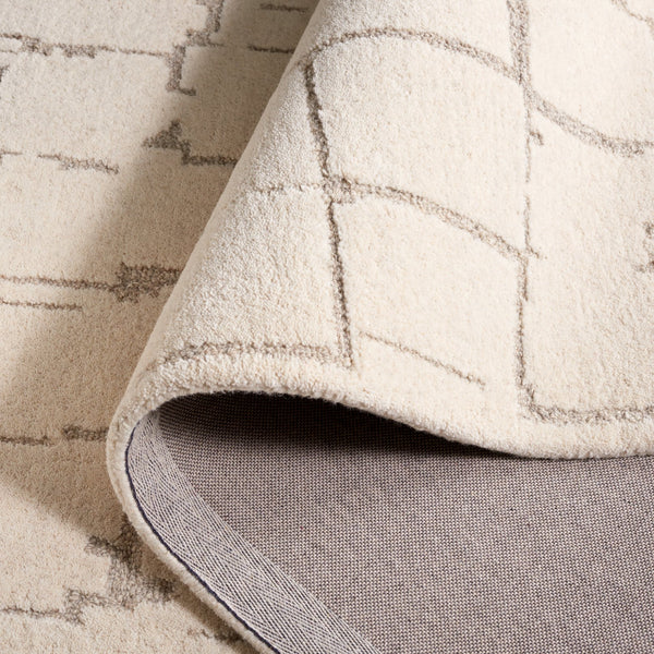 Safavieh Ebony Hand-tufted Area Rug - Modern Abstract Design In Soft Wool Blend For Stylish Home Decor Ivory ,Grey 80% Wool,20% Cotton Ebn405a-3