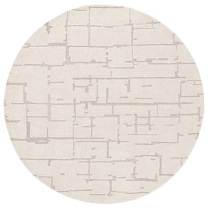 Safavieh Ebony Hand-tufted Area Rug - Modern Abstract Design In Soft Wool Blend For Stylish Home Decor Ivory ,Grey 80% Wool,20% Cotton Ebn405a-3