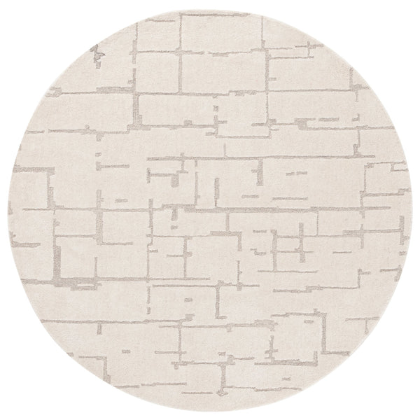 Safavieh Ebony Hand-tufted Area Rug - Modern Abstract Design In Soft Wool Blend For Stylish Home Decor Ivory ,Grey 80% Wool,20% Cotton Ebn405a-3