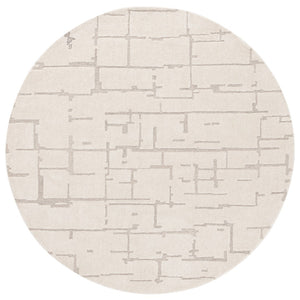 Safavieh Ebony Hand-tufted Area Rug - Luxurious Wool & Cotton Blend For Timeless Elegance And Comfort Ivory ,Grey 80% Wool,20% Cotton Ebn405a-6