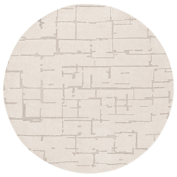 Safavieh Ebony Hand-tufted Area Rug - Luxurious Wool & Cotton Blend For Timeless Elegance And Comfort Ivory ,Grey 80% Wool,20% Cotton Ebn405a-6