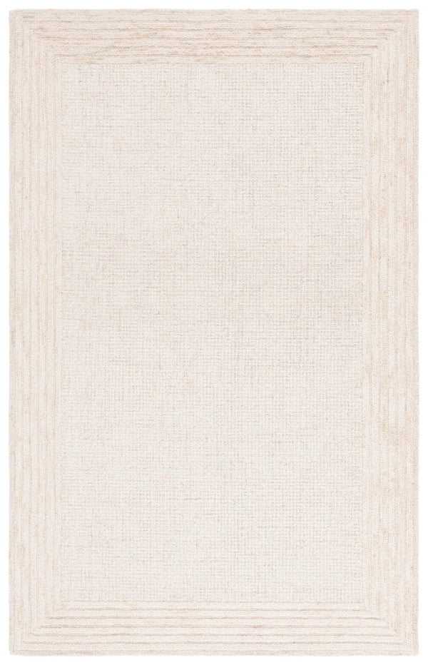 Safavieh Ebony Luxurious Hand-tufted Area Rug In Elegant Ivory And Beige For Timeless Living Room Style Ivory ,Beige Wool And Cotton Ebn425a-5