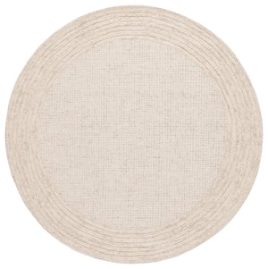 Safavieh Ebony Luxurious Ivory Beige 8X10 Hand-Tufted Wool Cotton Rug, Scandinavian Modern Low-Profile Plush 3'-0" x 5'-0" EBN425A-3