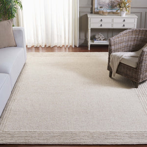 Safavieh Ebony Luxurious Hand-tufted Area Rug In Elegant Ivory And Beige For Timeless Living Room Style Ivory ,Beige Wool And Cotton Ebn425a-5