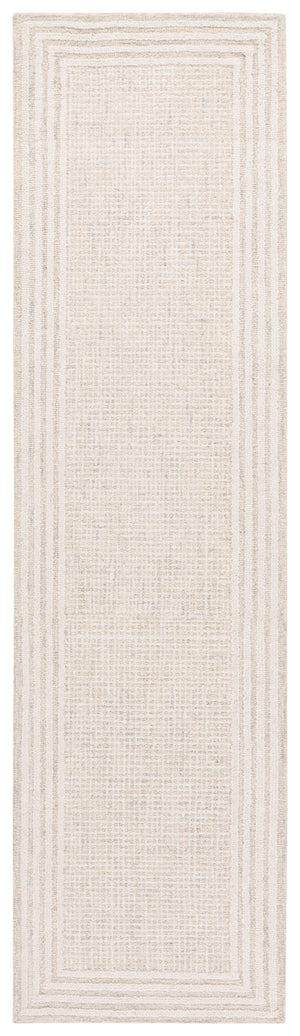 Safavieh Ebony Luxurious Hand-tufted Area Rug In Elegant Ivory And Beige For Timeless Living Room Style Grey ,Ivory Wool And Cotton Ebn425f-6sq