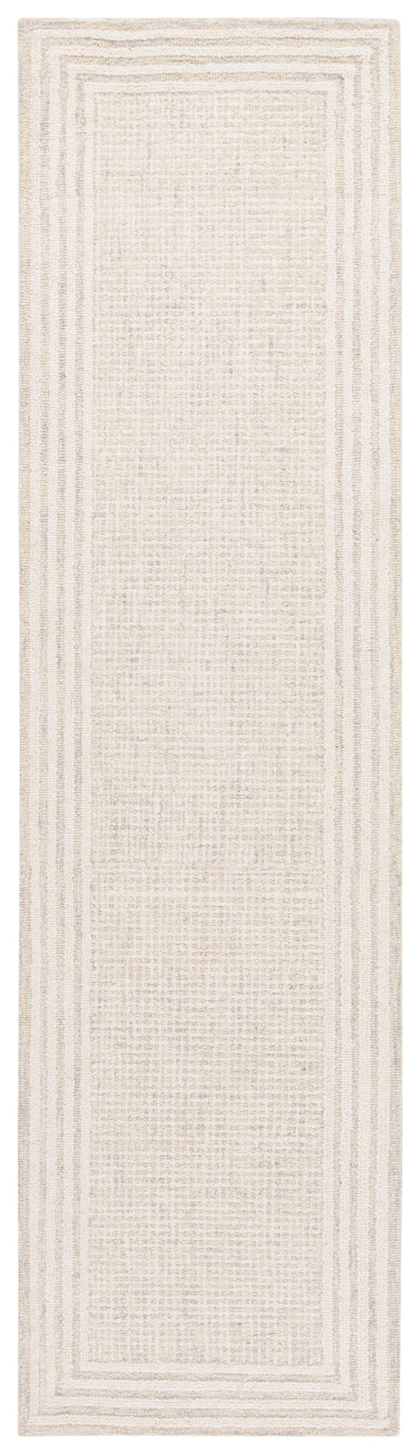 Safavieh Ebony Luxurious Hand-tufted Area Rug In Elegant Ivory And Beige For Timeless Living Room Style Grey ,Ivory Wool And Cotton Ebn425f-6sq