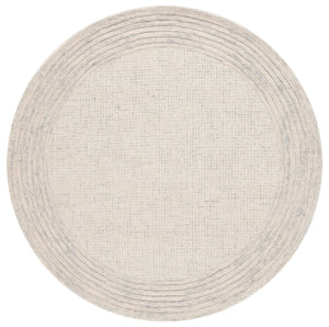 Safavieh Ebony Luxurious Hand-tufted Area Rug In Elegant Ivory And Beige For Timeless Living Room Style Grey ,Ivory Wool And Cotton Ebn425f-6sq