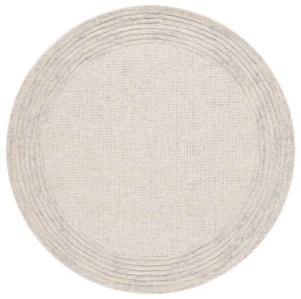 Safavieh Ebony Luxurious Hand-tufted Area Rug In Elegant Ivory And Beige For Timeless Living Room Style Grey ,Ivory Wool And Cotton Ebn425f-6sq