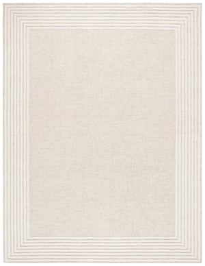 Safavieh Ebony Luxurious Hand-tufted Area Rug In Elegant Ivory And Beige For Timeless Living Room Style Grey ,Ivory Wool And Cotton Ebn425f-6sq