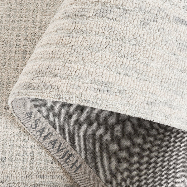 Safavieh Ebony Luxurious Hand-tufted Area Rug In Elegant Ivory And Beige For Timeless Living Room Style Denim ,Grey Wool And Cotton Ebn425l-5