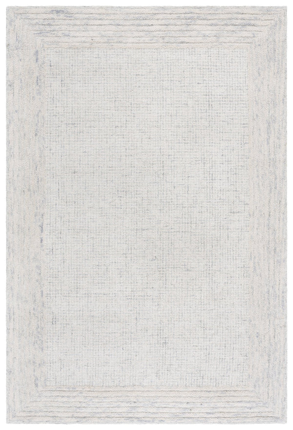 Safavieh Ebony Luxurious Hand-tufted Area Rug In Elegant Ivory And Beige For Timeless Living Room Style Denim ,Grey Wool And Cotton Ebn425l-5