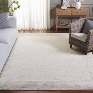 Safavieh Ebony Luxurious Hand-tufted Area Rug In Elegant Ivory And Beige For Timeless Living Room Style Denim ,Grey Wool And Cotton Ebn425l-5